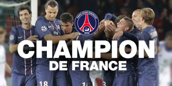 PSG Champion de France